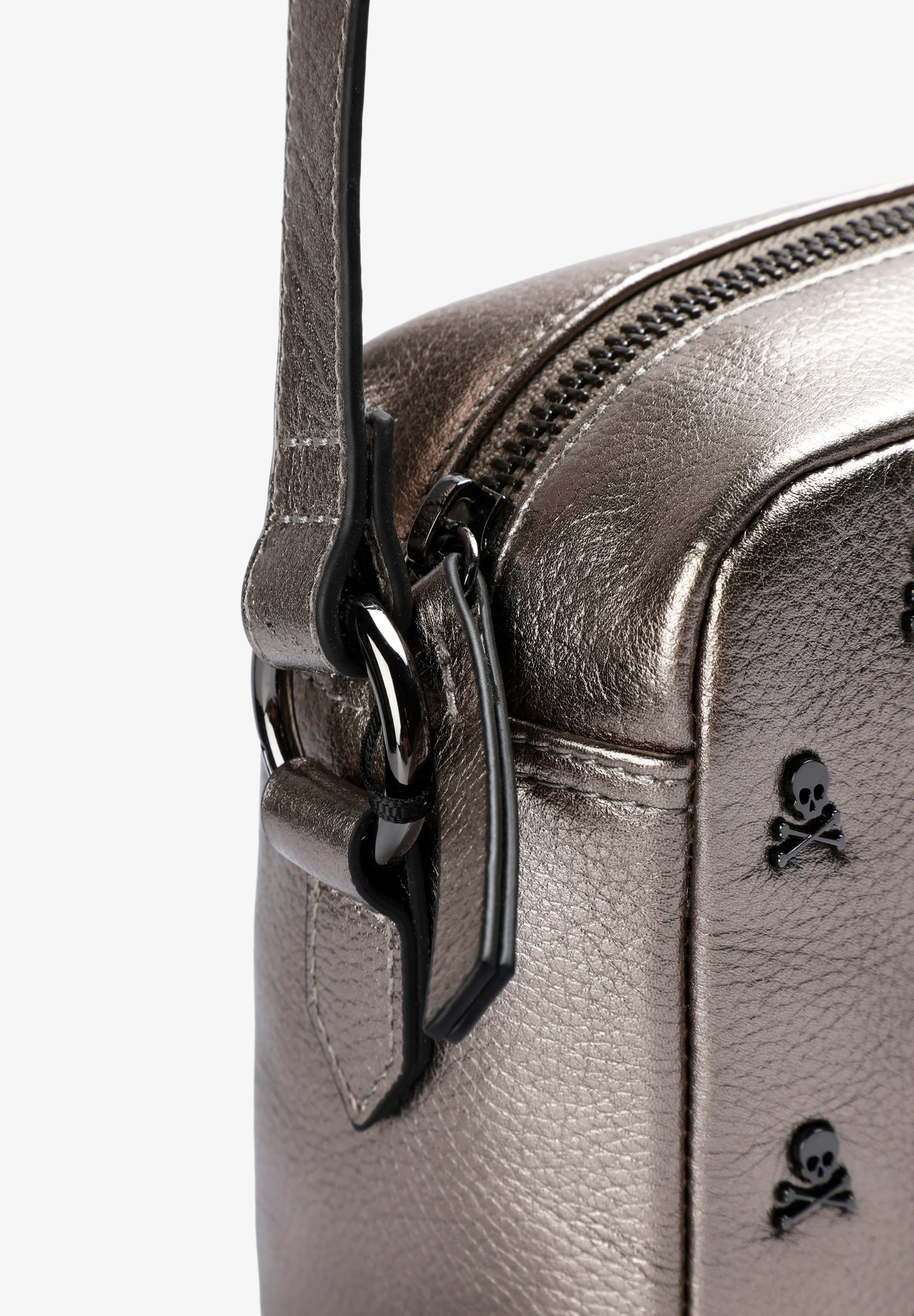 BOLSO PIEL BANDOLERA CALAVERAS ALL OVER - Image 7