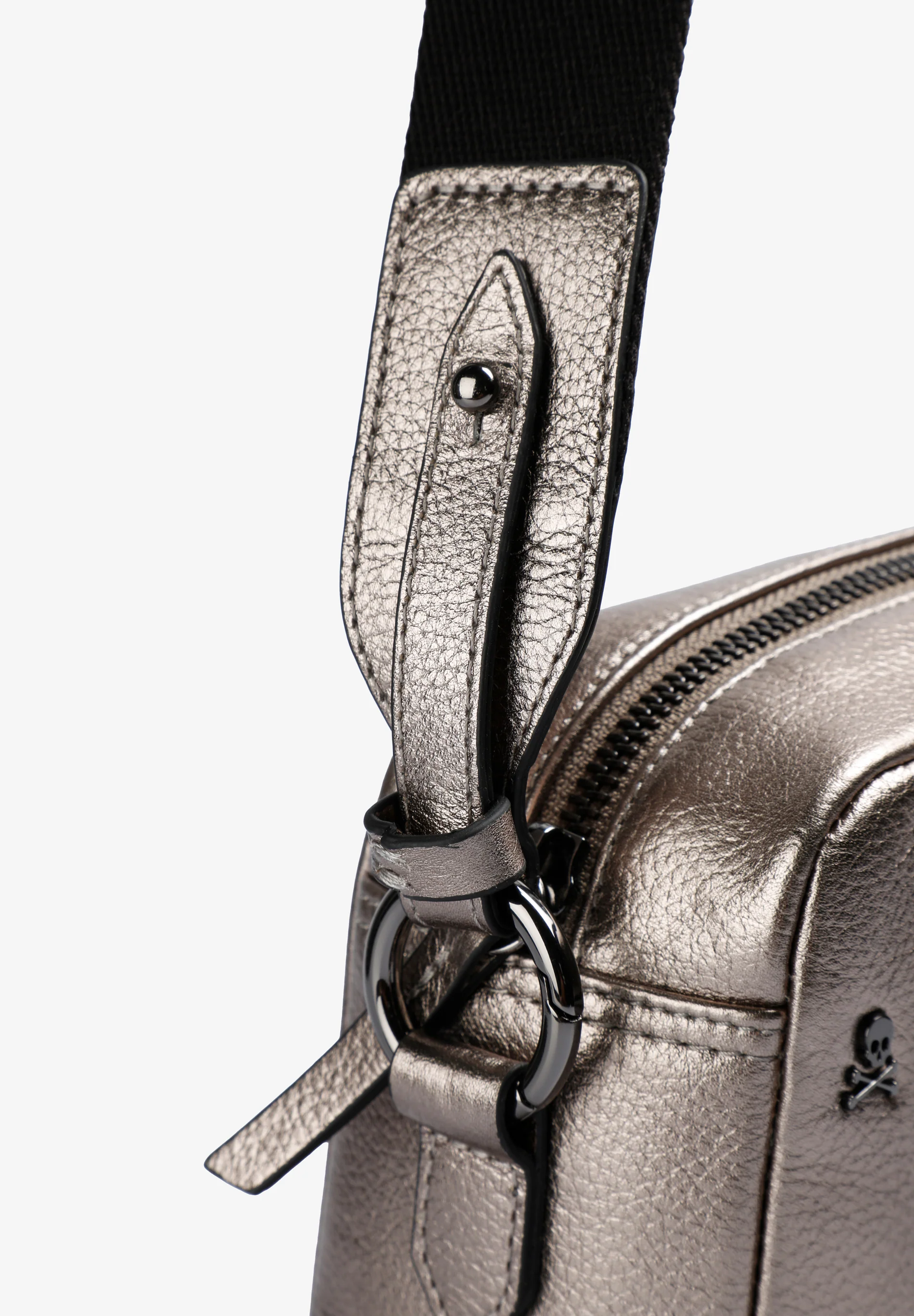 BOLSO PIEL BANDOLERA CALAVERAS ALL OVER - Image 8