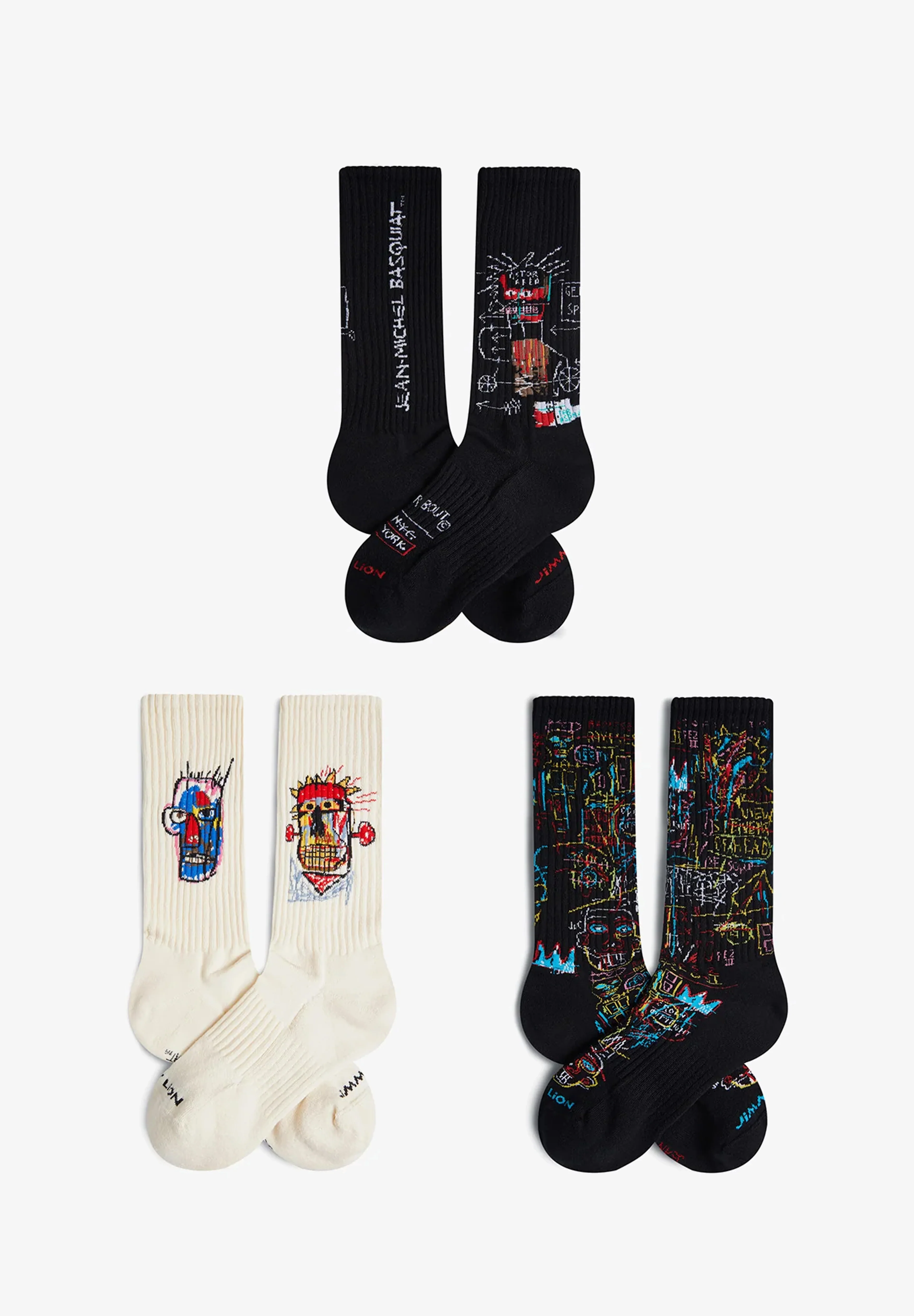 JIMMY LION | PACK CALCETINES ATHLETIC BASQUIAT II - Image 3