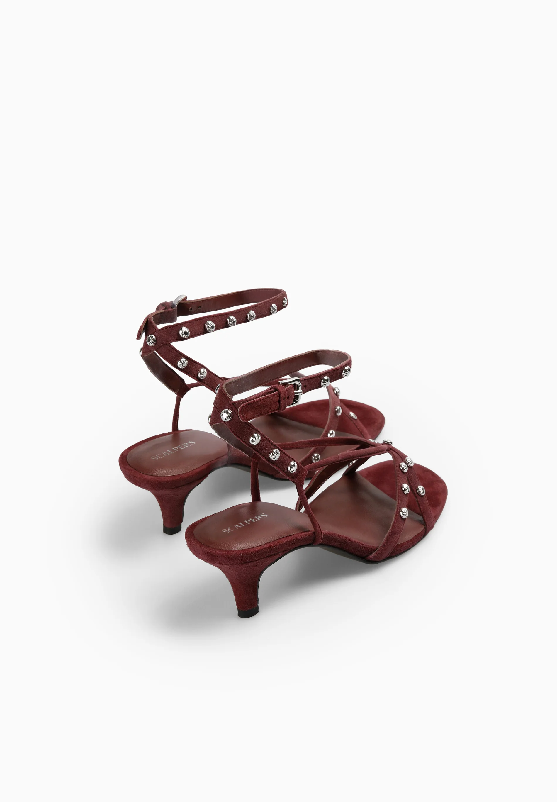 SANDALIA DE TACÓN CON STRASS - Image 3