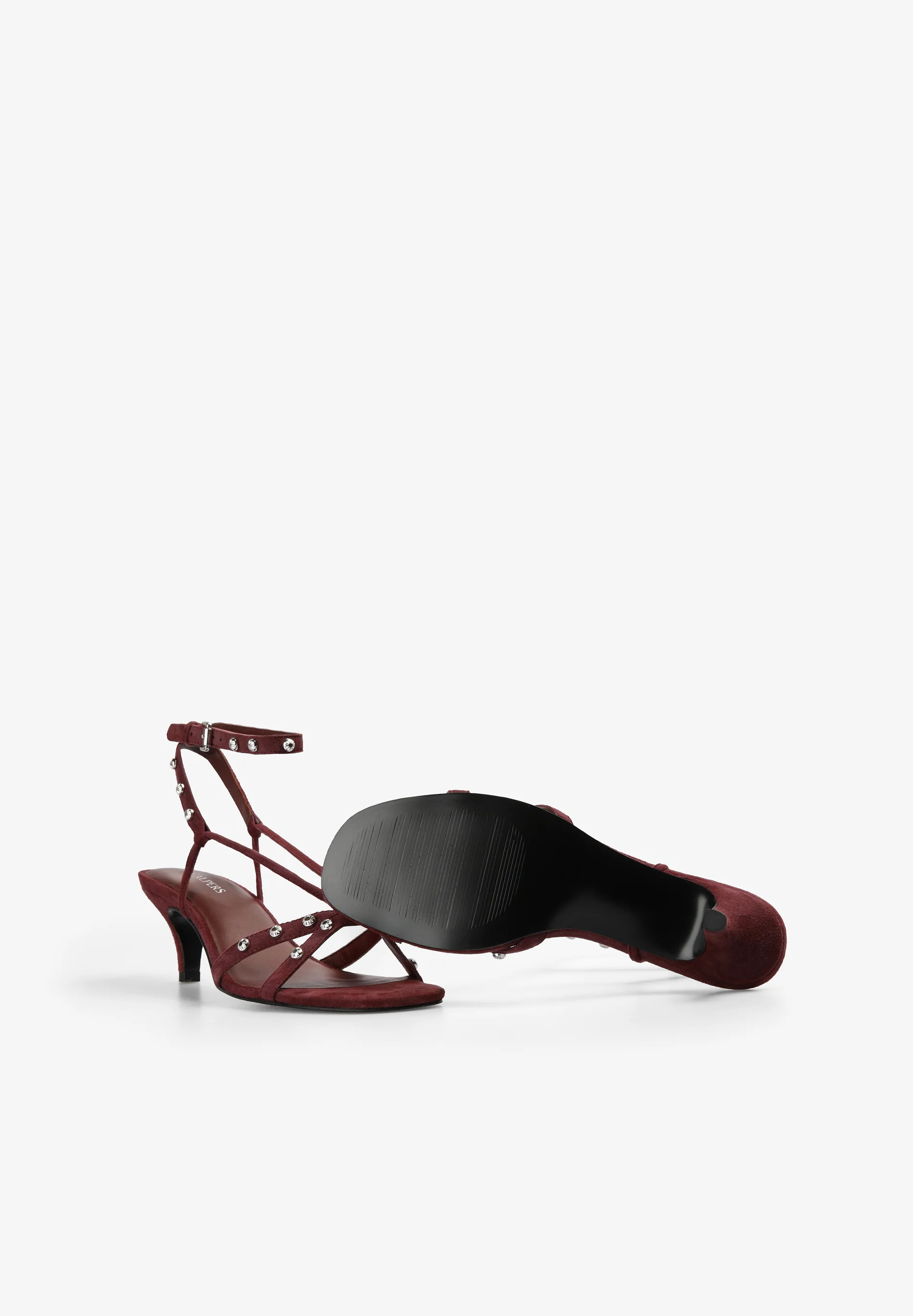 SANDALIA DE TACÓN CON STRASS - Image 4