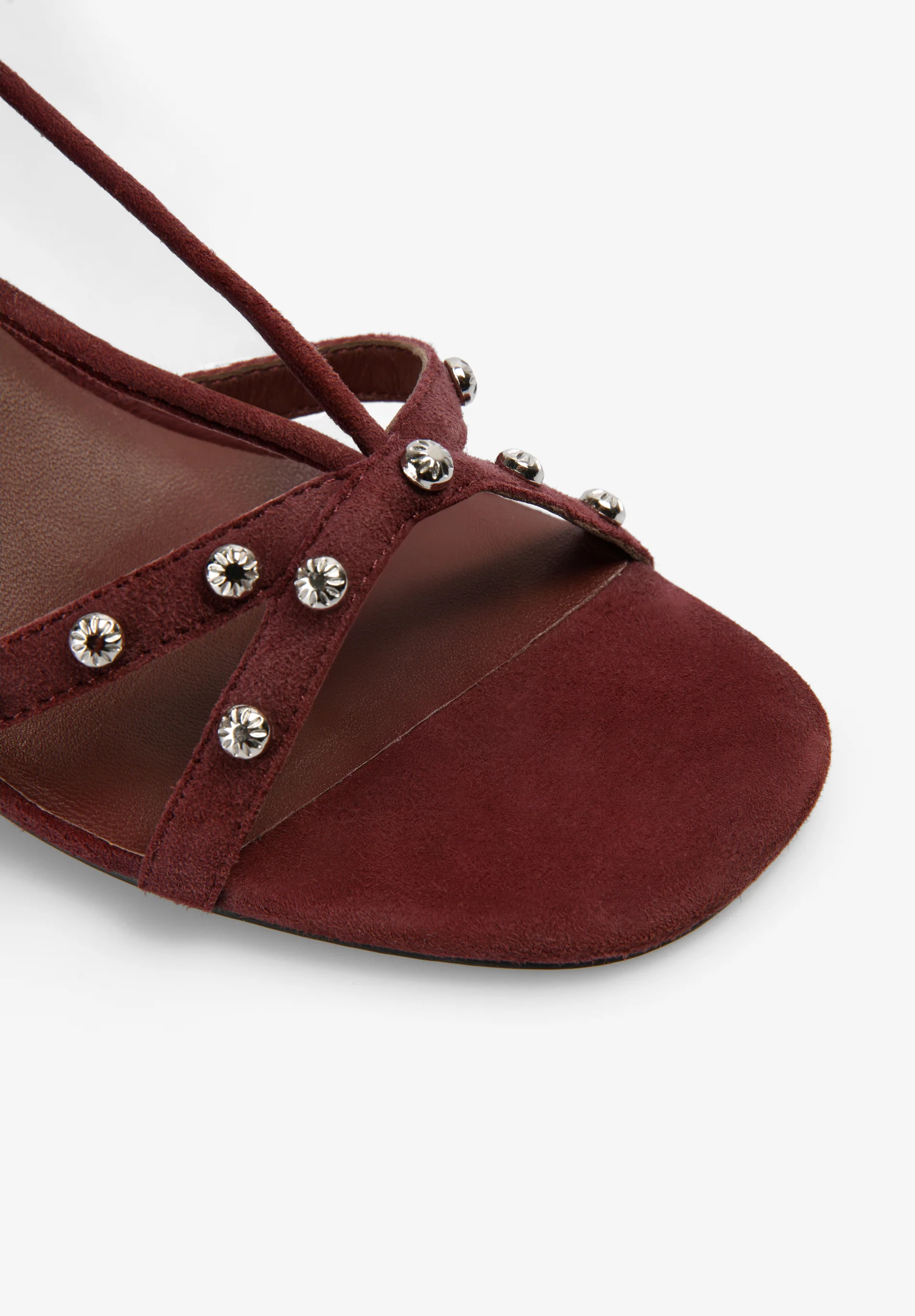 SANDALIA DE TACÓN CON STRASS - Image 6