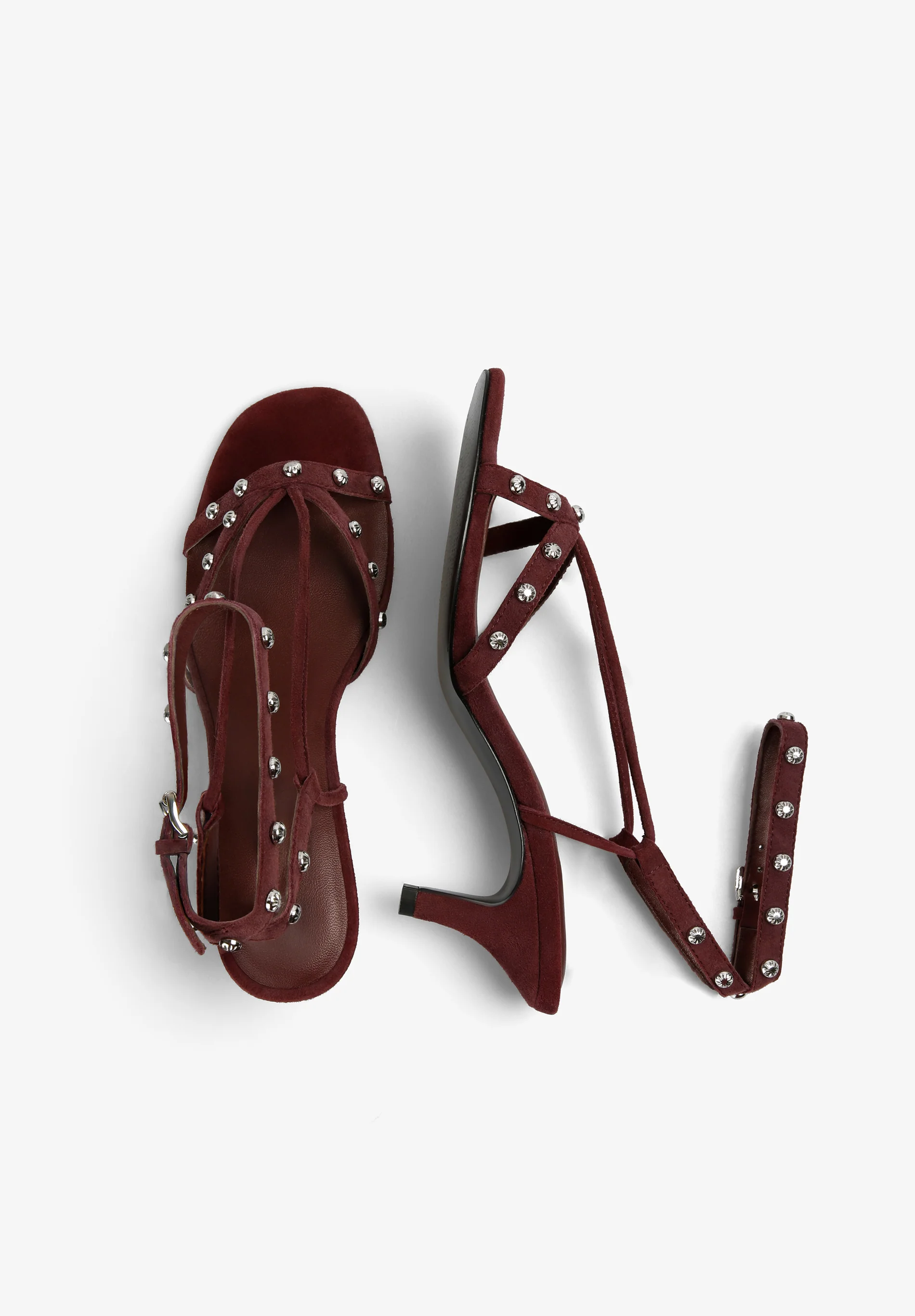 SANDALIA DE TACÓN CON STRASS - Image 7